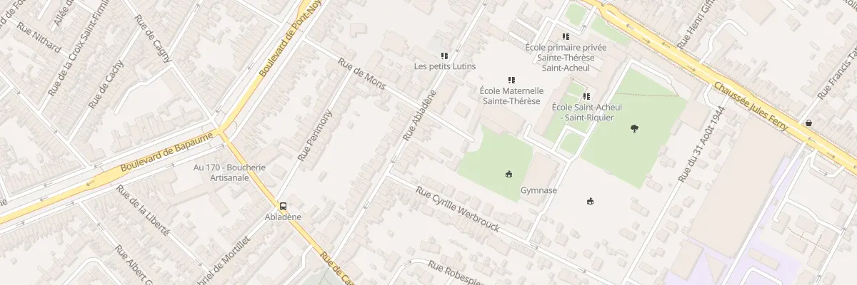 Plan du 59 Rue Abladène à Amiens