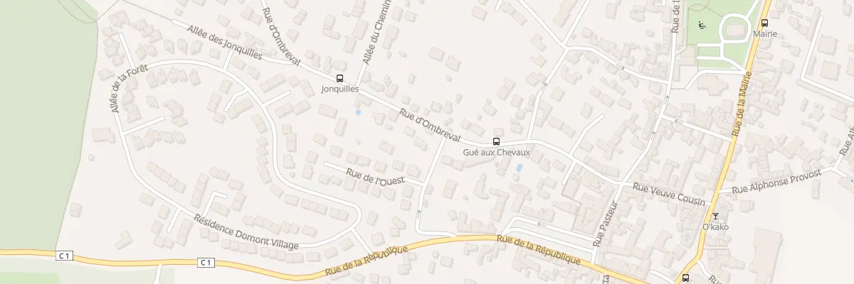 Plan du 17B Rue d’Ombreval à Domont