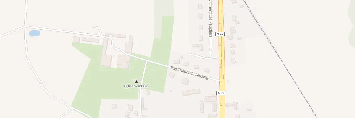 Plan du 3 Rue Theophile Lesoing à La Vicogne