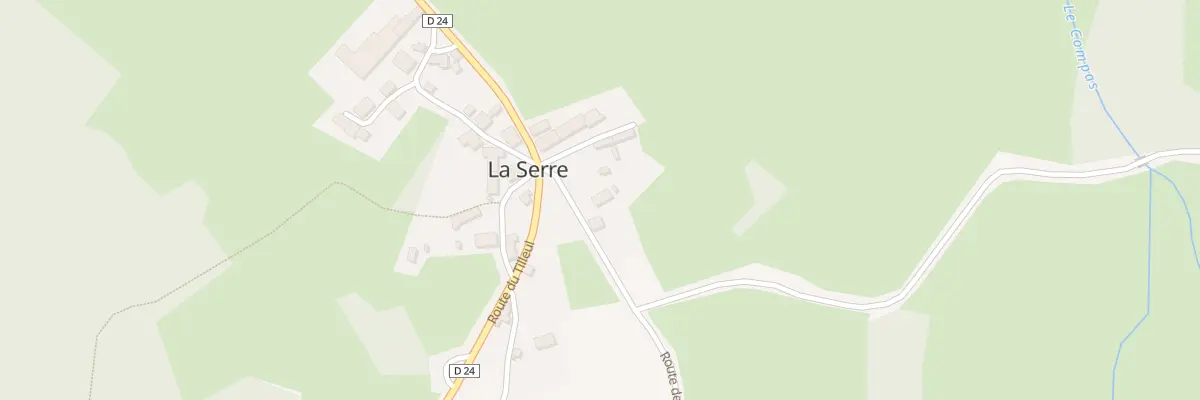 Plan du 1 Rte de Buxerolles à La Serre-Bussière-Vieille