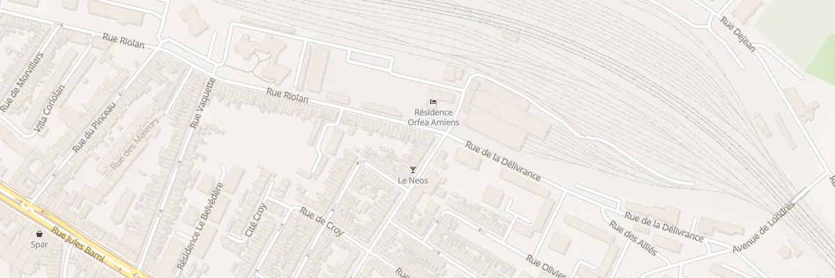 Plan du 310 Rue Riolan à Amiens