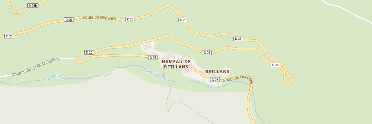 Plan du 53 Hameau de Beillans à Conat
