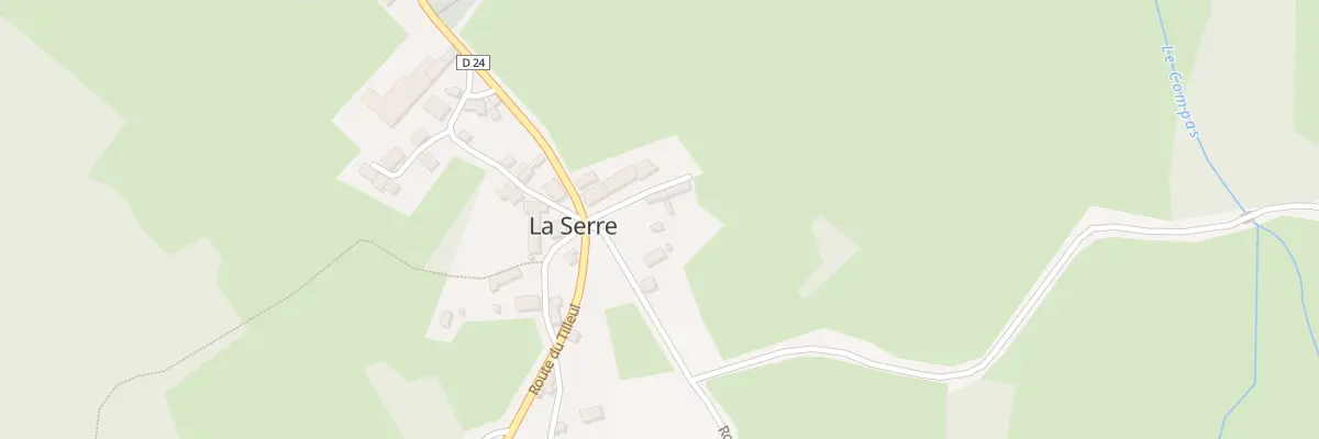 Plan du 5016 Le Bourg à La Serre-Bussière-Vieille