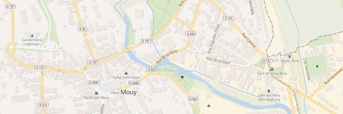 Plan du 4 Rue de la Gare à Mouy