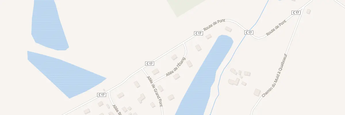 Plan du 2 All de l’Etang à Sully-sur-Loire