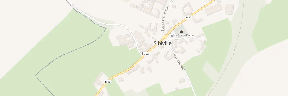 Plan du 4 Rue de Frevent à Sibiville