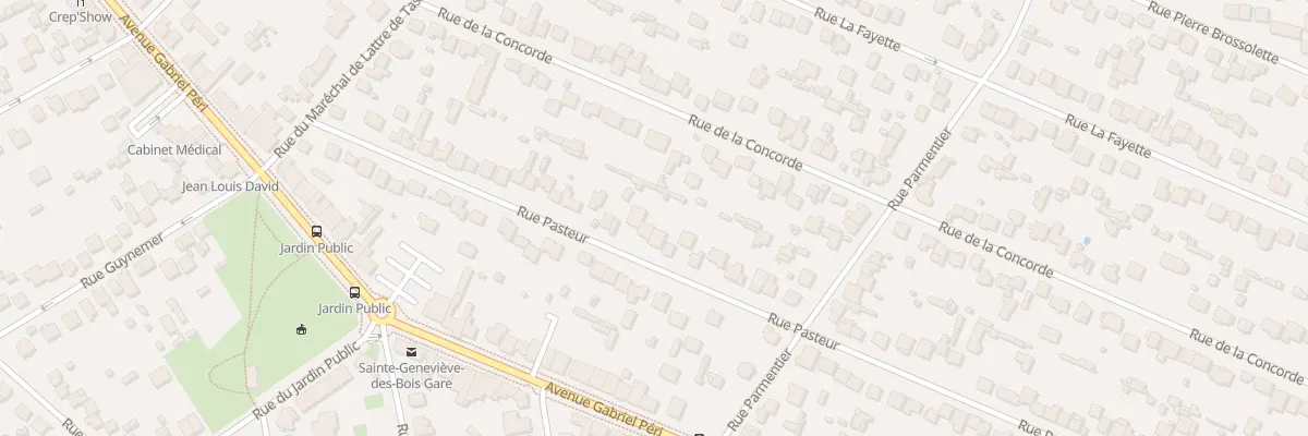 Plan du 39 Rue Pasteur à Sainte-Geneviève-des-Bois