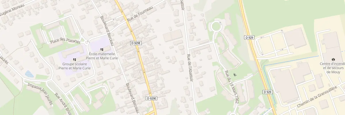 Plan du 388 Rue de l’Abattoir à Mouy