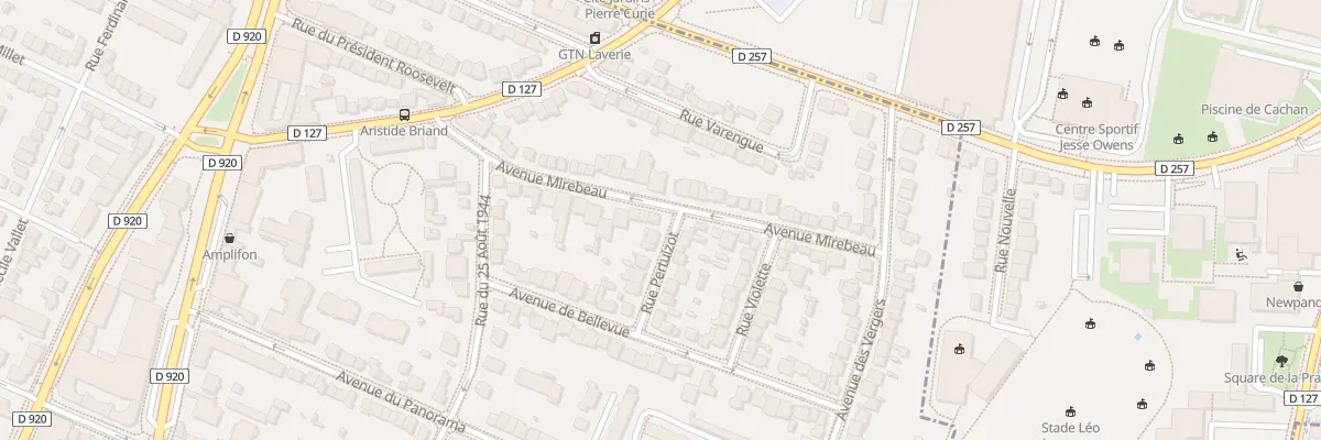 Plan du 22 Av Mirebeau à Bourg-la-Reine