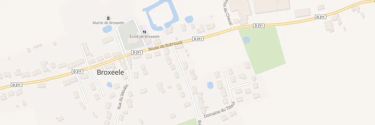 Plan du 3 Rue des Peupliers à Broxeele