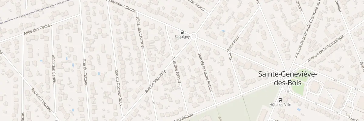 Plan du 34 Rue de Séquigny à Sainte-Geneviève-des-Bois