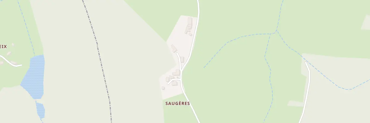 Plan du 7 Saugères à La Villetelle