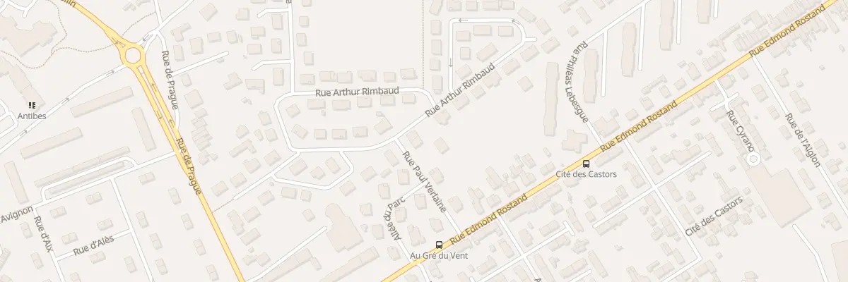 Plan du 10 Rue Paul Verlaine à Amiens