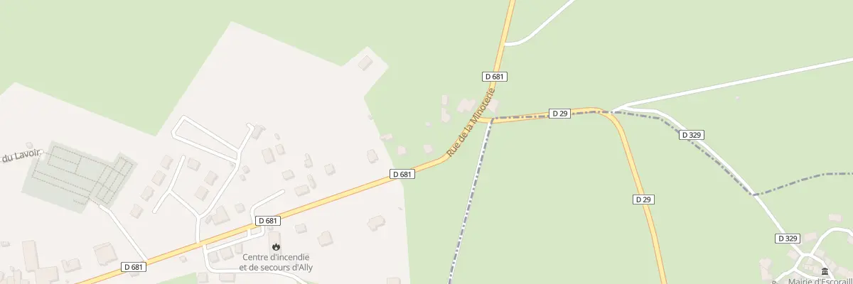 Plan du 5051 Rte de Mauriac à Ally