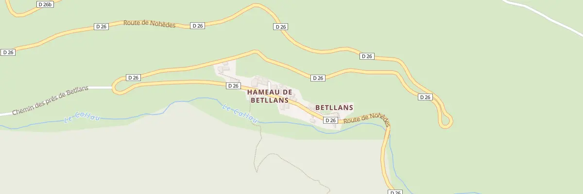 Plan du 52  à Conat