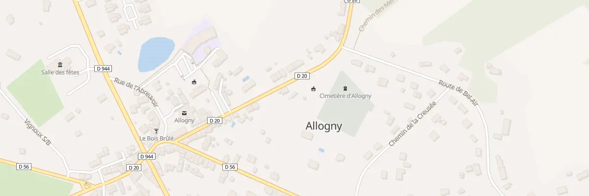 Plan du 18 Rte d’Henrichemont à Allogny