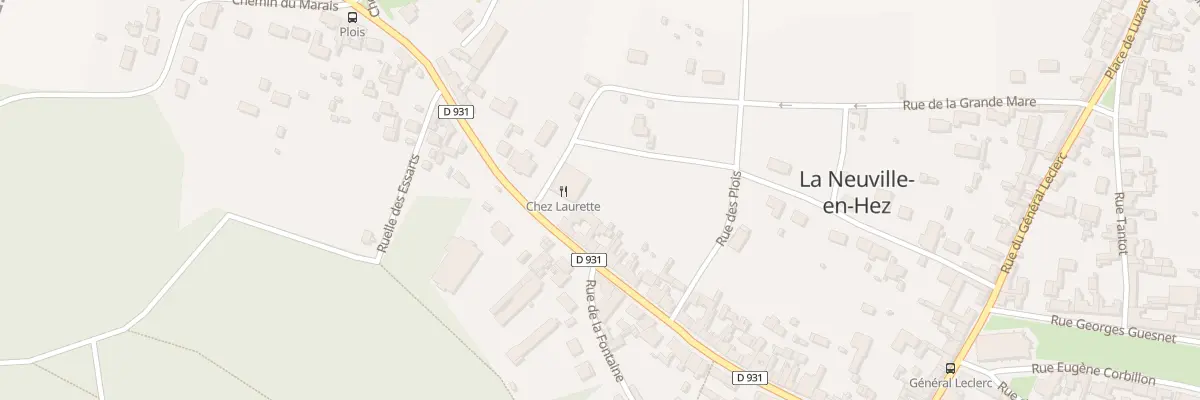 Plan du 122 Rue du Général de Gaulle à La Neuville-en-Hez