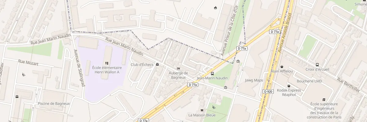 Plan du 21 Av Victor Hugo à Bagneux