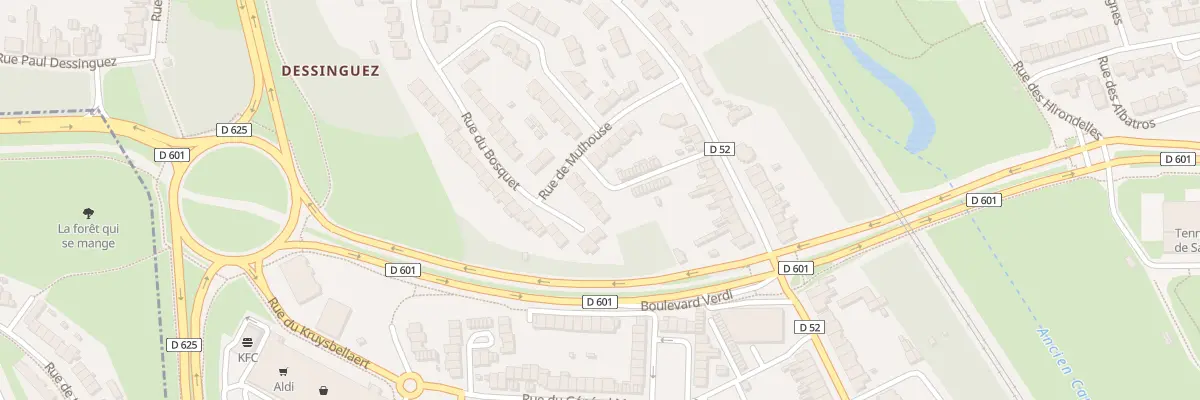 Plan du 6 Rue du Bosquet à Dunkerque