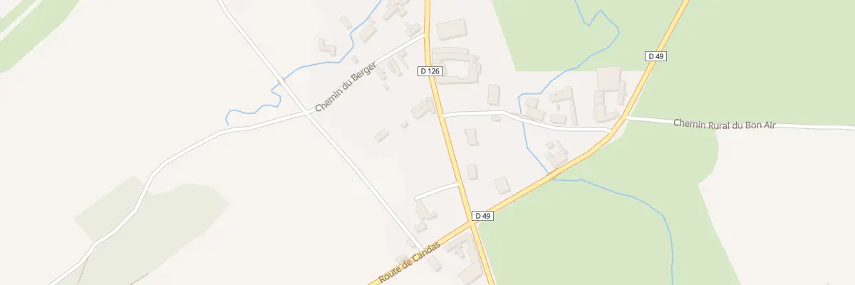 Plan du 5022 Rue de Bagneux à Gézaincourt