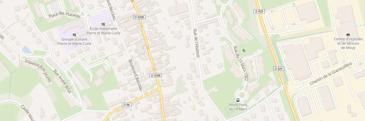 Plan du 125 Rue du Gal Leclerc à Mouy