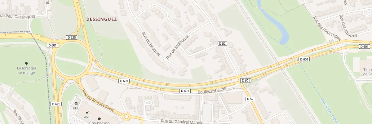 Plan du 4 Rue du Bosquet à Dunkerque