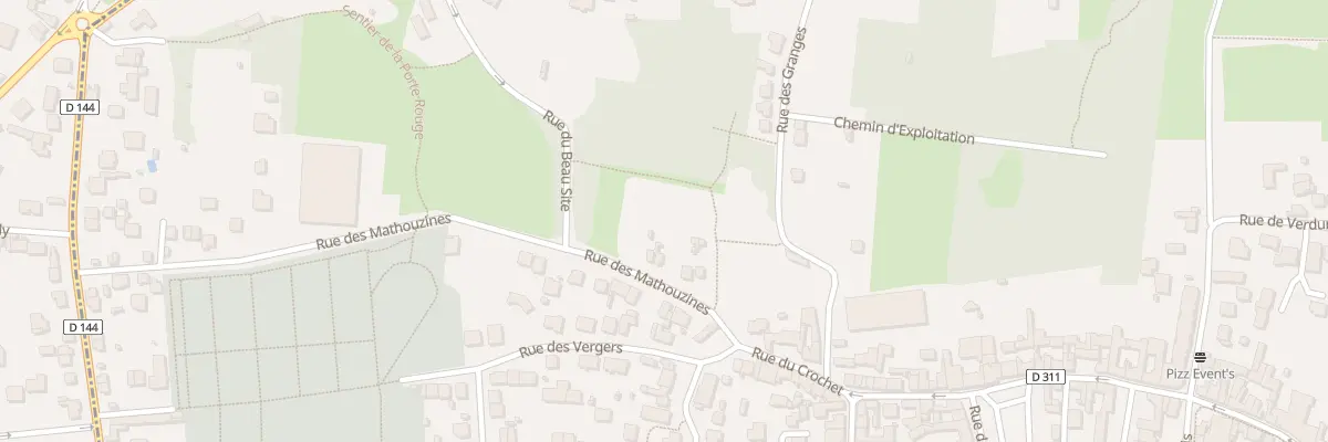 Plan du 10 Rue des Mathouzines à Deuil-la-Barre