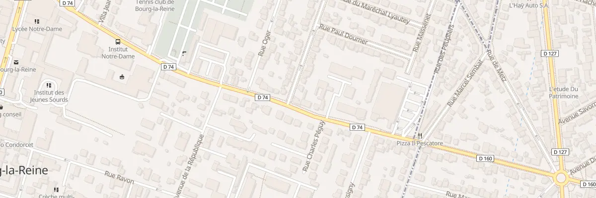 Plan du 59 Rue de la Bièvre à Bourg-la-Reine