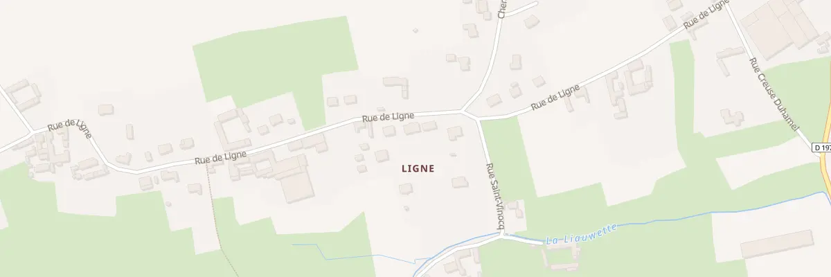Plan du 733 Rue de Ligne à Roquetoire
