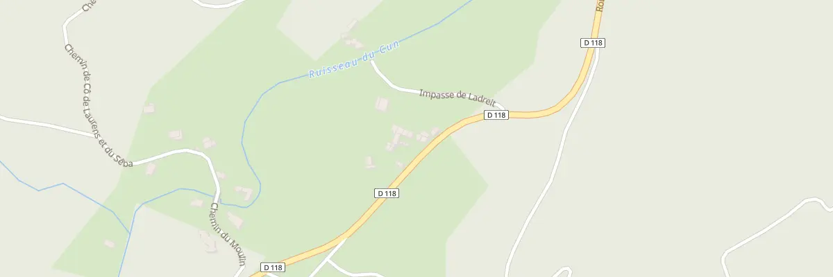 Plan du 145 Le Cun Bas-Sud aux Martys
