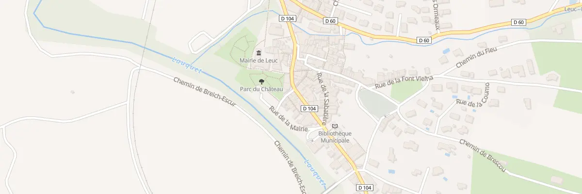 Plan du 6 Rue du Lauquet à Leuc