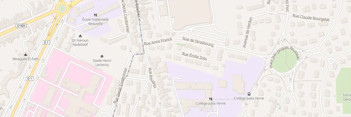 Plan du 6 Rue Emile Zola à Rivery