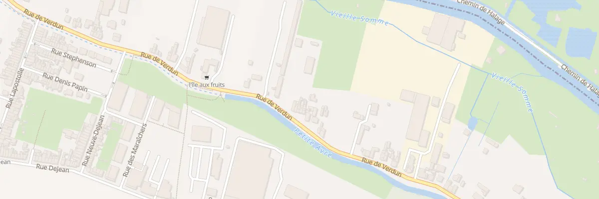 Plan du 383 Rue de Verdun à Amiens