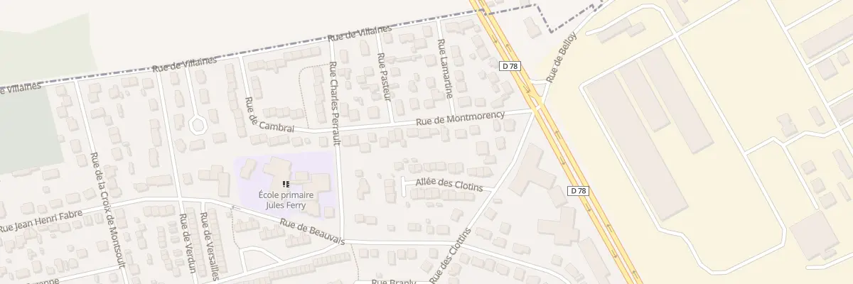Plan du 18 Rue de Montmorency à Montsoult