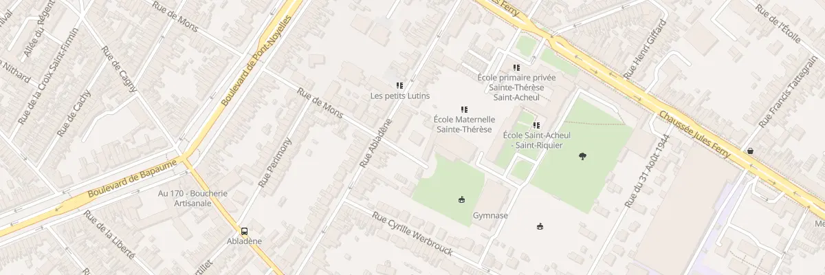 Plan du 51 Rue Abladène à Amiens