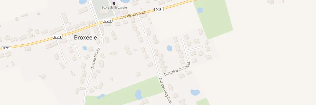 Plan du 7 Rue des Peupliers à Broxeele