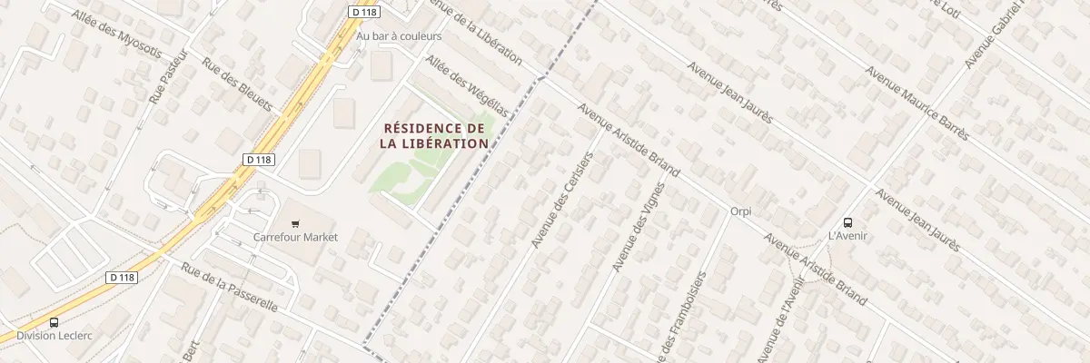 Plan du 10 Av des Cerisiers à Morangis