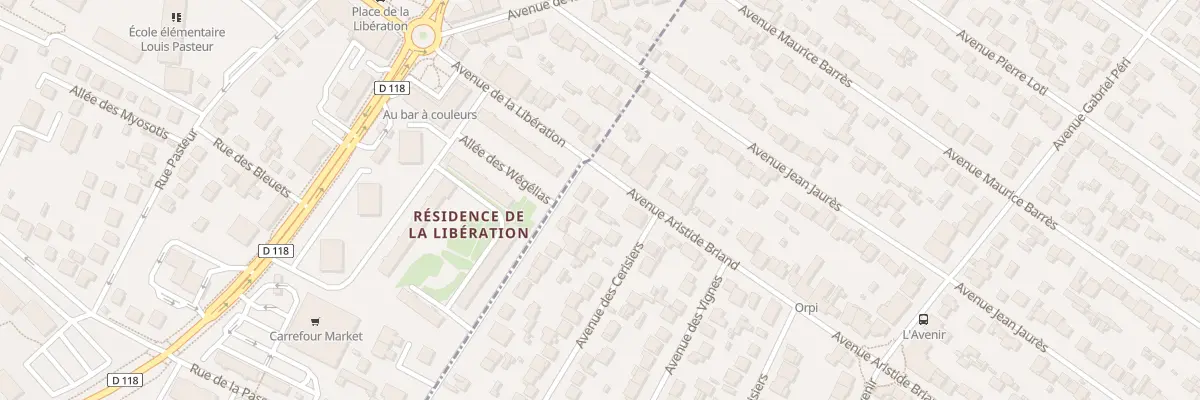 Plan du 97 Av Aristide Briand à Morangis