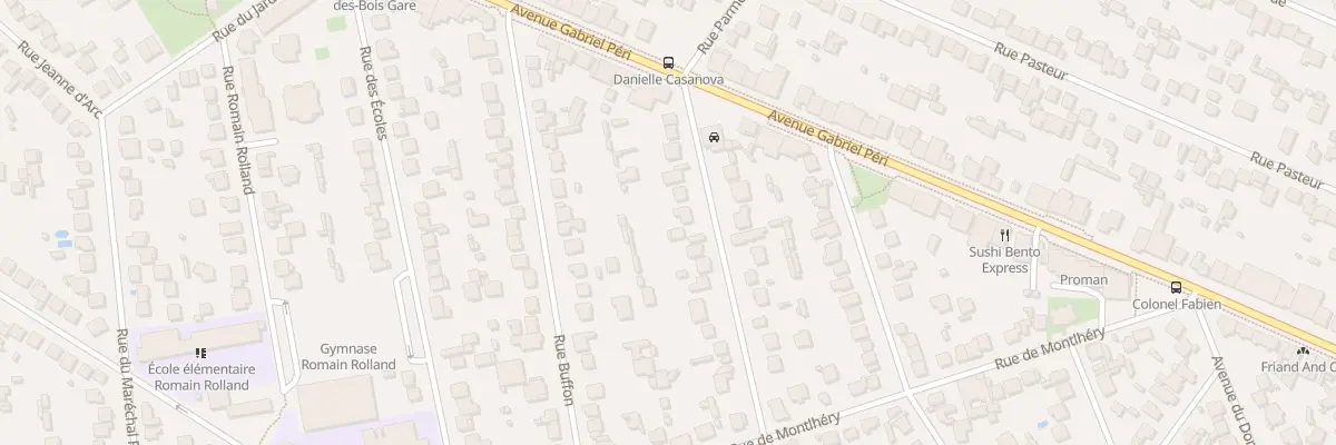 Plan du 16 Rue Daniele Casanova à Sainte-Geneviève-des-Bois