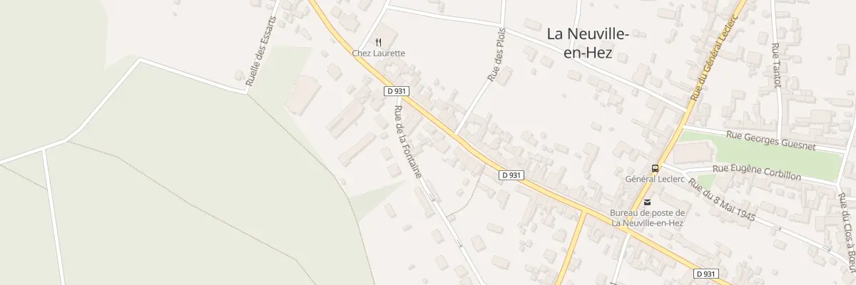 Plan du 95 Rue du Général de Gaulle à La Neuville-en-Hez