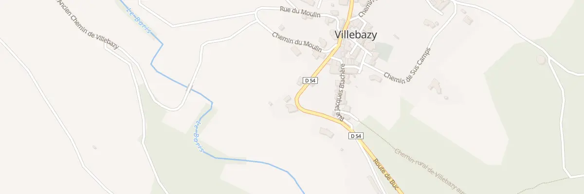 Plan du 10 Rte de Buc à Villebazy