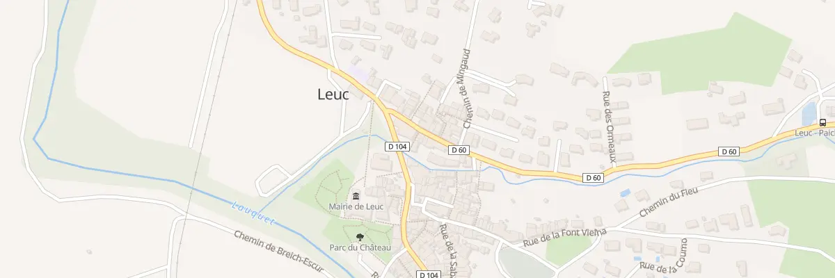 Plan du 24 Le Village à Leuc