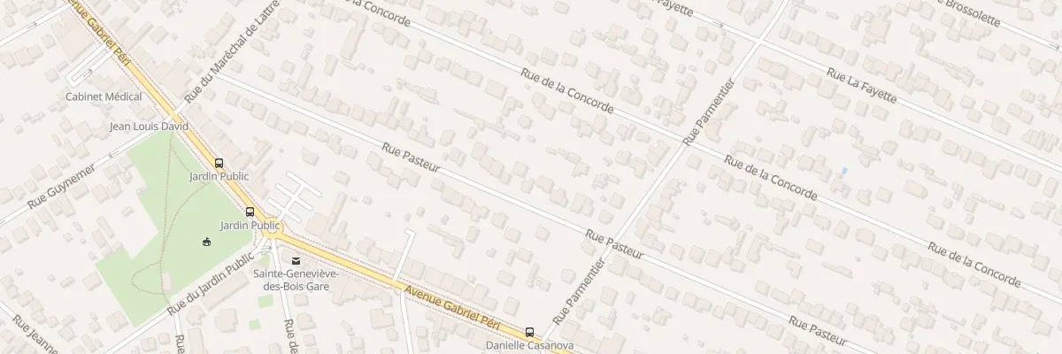 Plan du 47 Rue Pasteur à Sainte-Geneviève-des-Bois