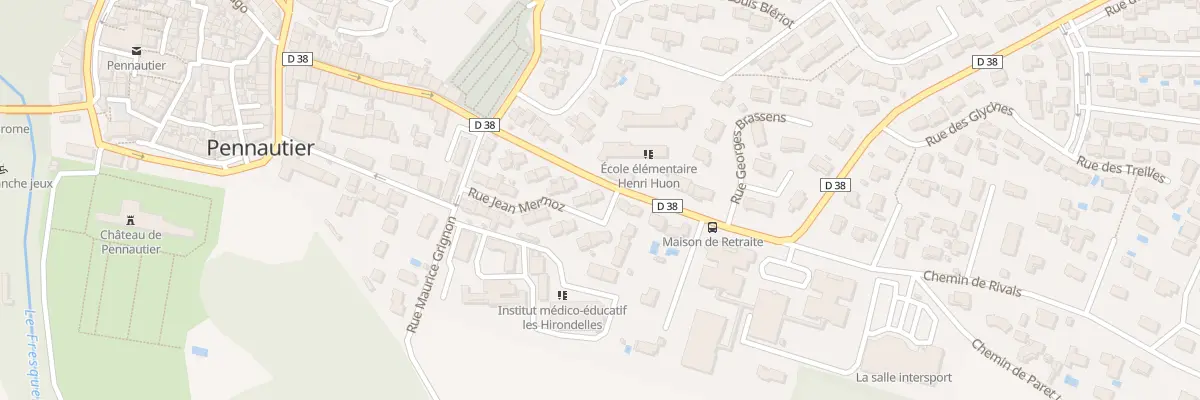 Plan du 17 Rue Jean Mermoz à Pennautier