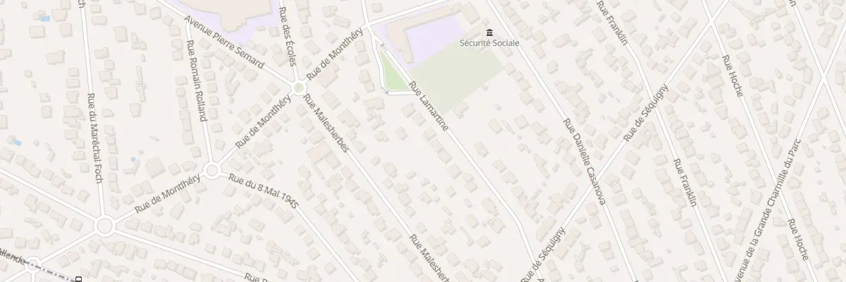 Plan du 18 Rue Lamartine à Sainte-Geneviève-des-Bois