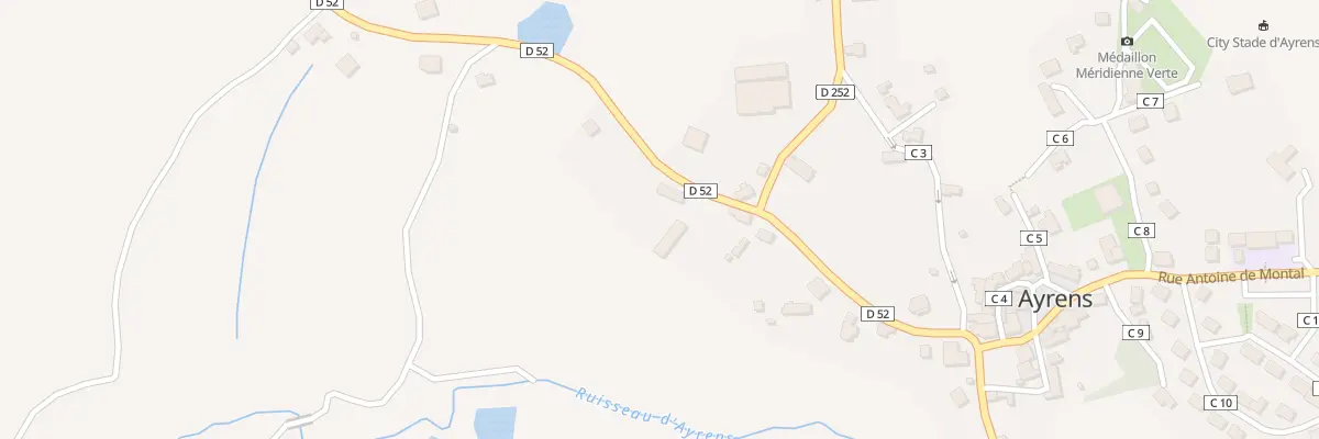Plan du 5022 Le Bourg à Ayrens