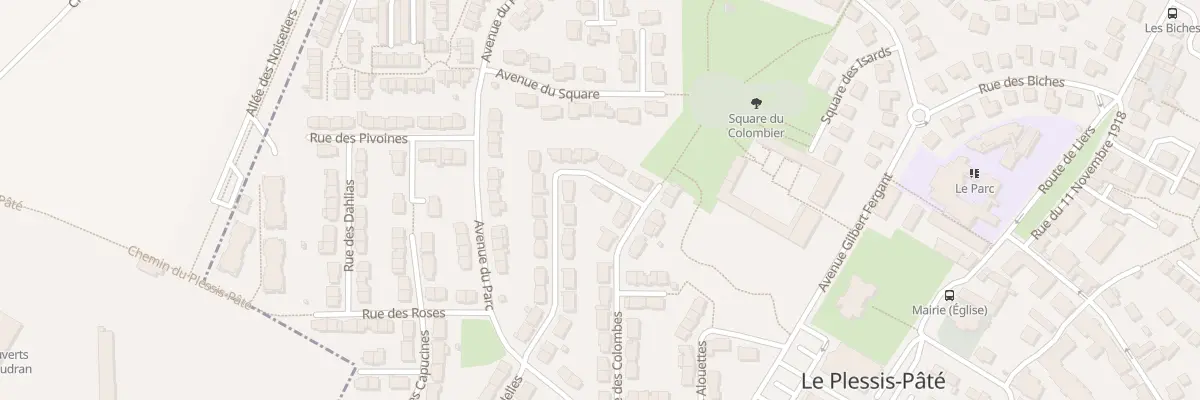 Plan du 20 Rue des Fauvettes au Plessis-Pâté