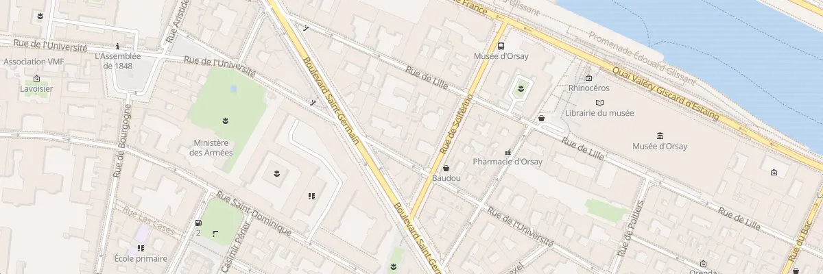 Plan du 96 Rue de l’Université à Paris 7e Arrondissement