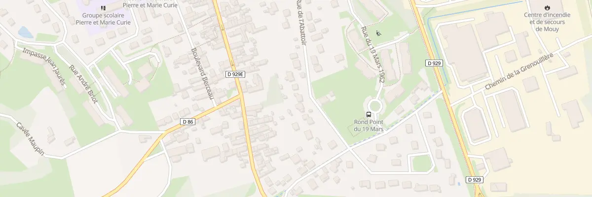 Plan du 540 Rue de l’Abattoir à Mouy
