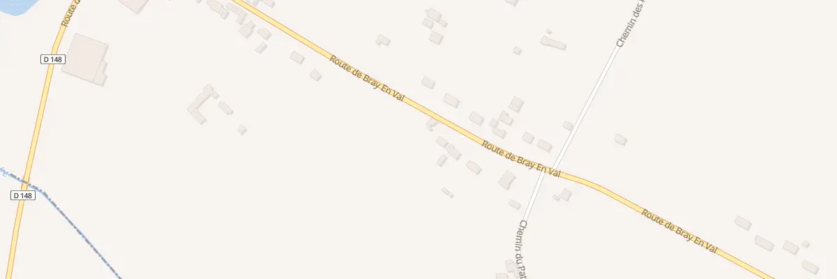 Plan du 50 Rte de Bray En Val à Bray-Saint-Aignan